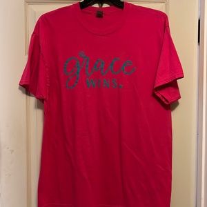 Grace Wins Christian Tee UNISEX Sizing XL